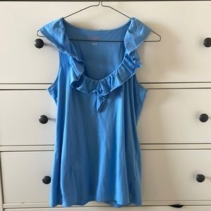 Lilly Pulitzer ruffle tank
